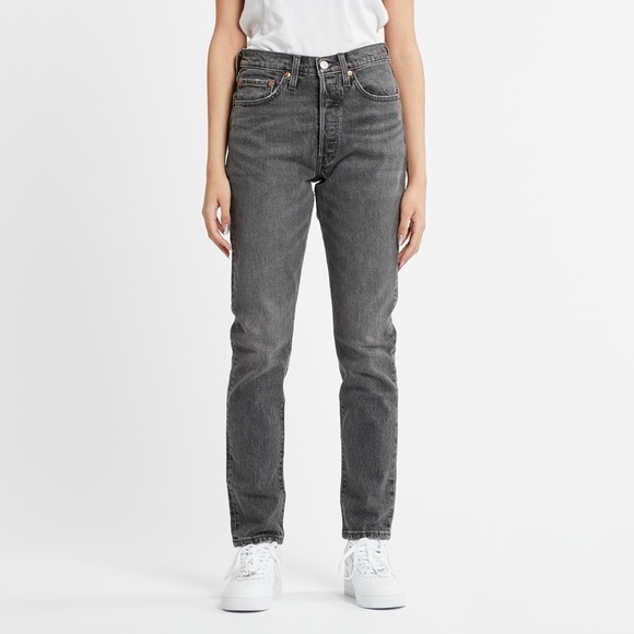 Levi's Denim - Levi’s 501 high-waisted washed black jeans. 🖤